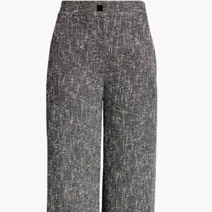 St. John Tweed Wide Leg Trousers